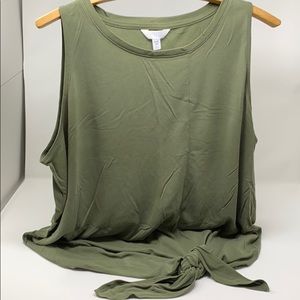 Super Soft Tie Hem Tank sz 3x